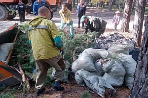 Сотрудники Болчаровской ПХС приняли активное участие в осеннем субботнике, организованном администрацией села Болчары.