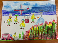 7 Героическая работа лесных пожарных Голяк Михаил, 9 лет.jpg