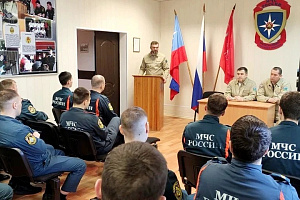 Вчера состоялось совещание с МЧС России на базе отрядов в городах Югорск и Советский. Тема: взаимодействие при тушении лесных пожаров.